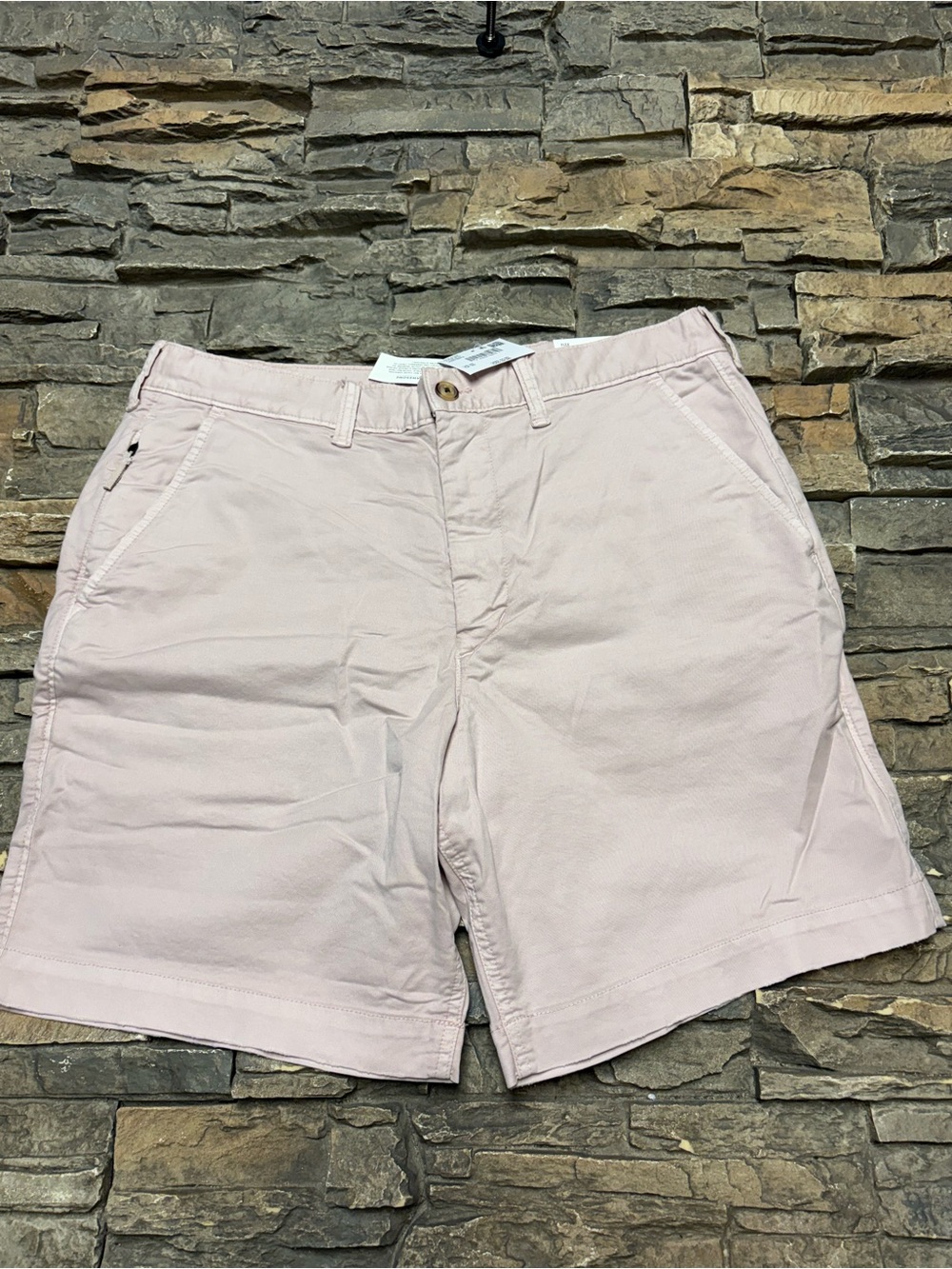 American Eagle Men’s Shorts Lived In Flex Khaki Sz 33x8” Blush Pink NWT Casual